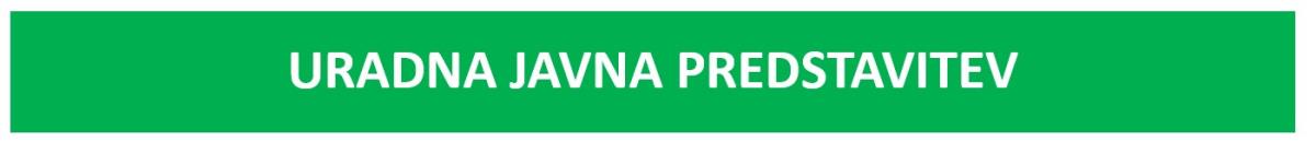 Uradna javna predstavitev